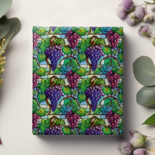 Papel De Presente Uvas de vidro manchadas