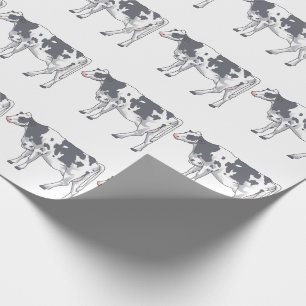 Papel De Presente Vaca Holstein