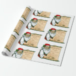Papel De Presente vacina covid christmas santa claus<br><div class="desc">"covid christmas santa claus",  "santa claus",  "natal feio",  vacina,  bloqueio,  quarentena,  covid19,  coronavírus,  "covid 19", pandemia</div>