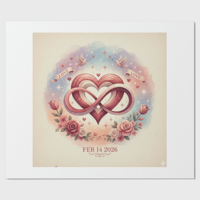 Papel De Presente valentine mug set (Aberto)