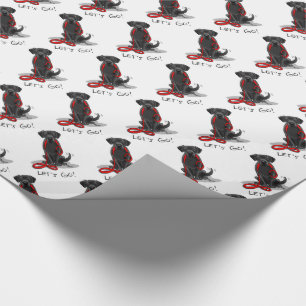 Papel De Presente Vamos! Black Labrador Retriever - Cachorro Bonito