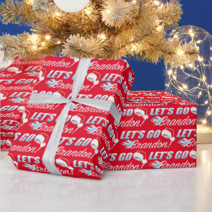 Papel De Presente Vamos Brandon no Natal