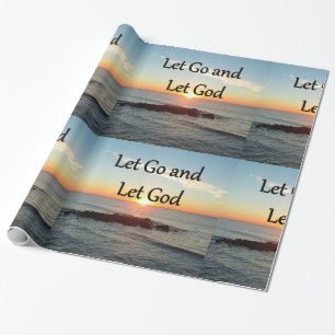 PAPEL DE PRESENTE VAMOS E DEIXEMOS FOTO DE DEUS SUNRISMO
