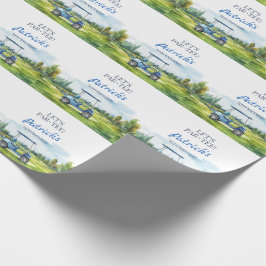 Papel De Presente Vamos Par-Tee Golfe Aniversário de Qualquer Idade