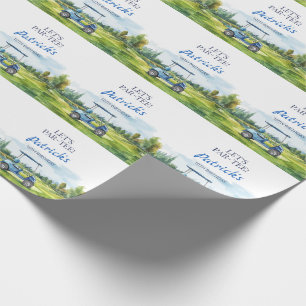 Papel De Presente Vamos Par-Tee Golfe Aniversário de Qualquer Idade