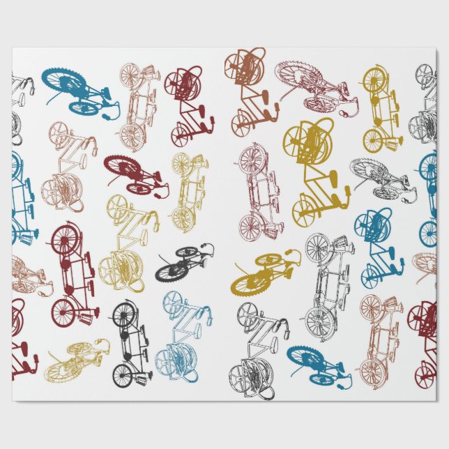 Papel De Presente Vamos Ride (Barra)