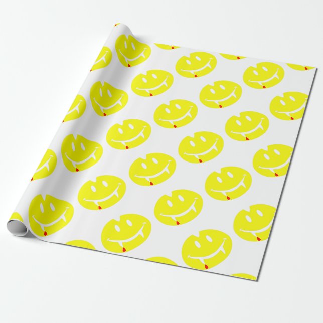 Papel De Presente vampiro emoji dracula (Desenrolado)