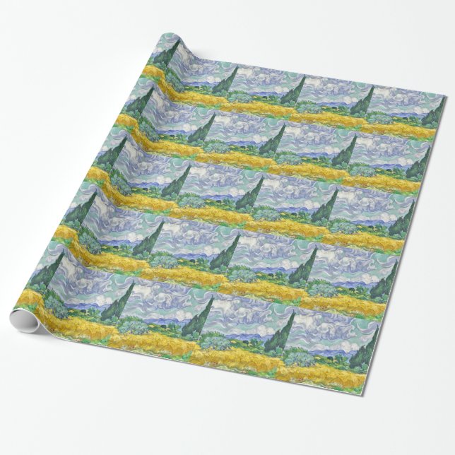 Papel De Presente Van gogh (Desenrolado)