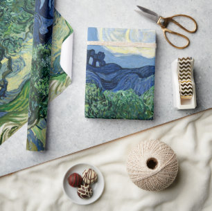 Papel De Presente Van Gogh A Paisagem Das Oliveiras