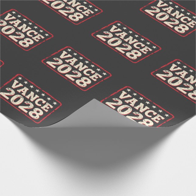 Papel De Presente Vance 2028 Para Presidente Eleitoral Trump Republi (Ponta)