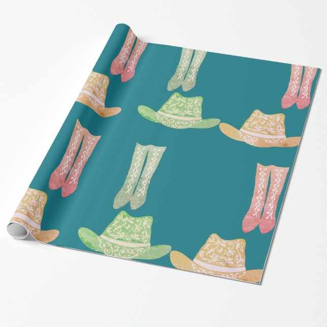 Papel De Presente Vaqueira (Desenrolado)