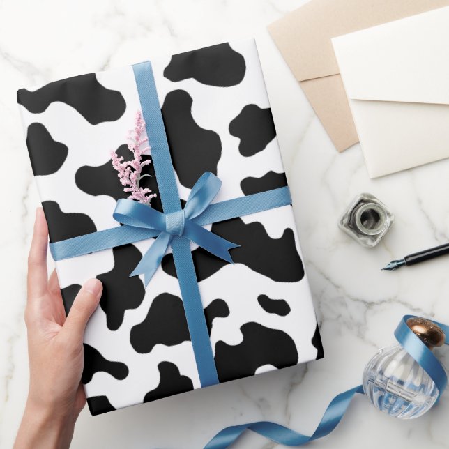 Papel De Presente Vaqueira de Impressão de Vaca País Festa de Animai (Presentear)