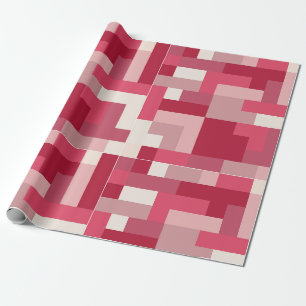 Papel De Presente Vários tons de abstrato vermelho