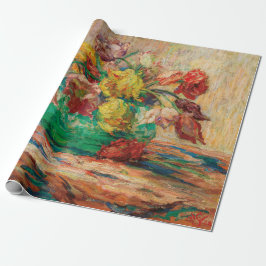 Papel De Presente Vase com Tulipas (Schlobach)