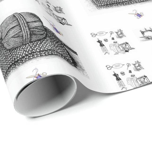 Papel De Presente Vedação brilhante de fios de papel (Ponta do rolo)