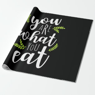 Papel De Presente Vegetariana Você É O Que Você Comeu