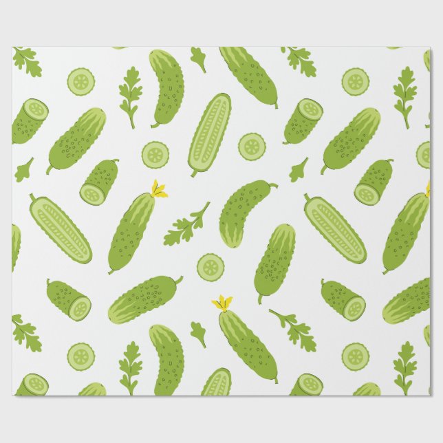 Papel De Presente vegetariano vegetariano vegetariano de picles vege (Aberto)