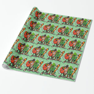Papel De Presente Veggies