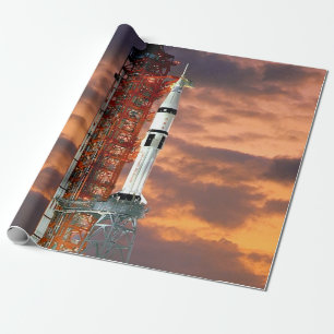 Papel De Presente Veículo de Lançamento da NASA Apollo Soyuz ao Nasc