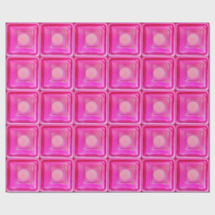 Papel De Presente Vela, Luz de Amor Rosa Suave