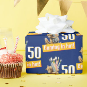 Papel De Presente Velas de Aniversário de Esquilo