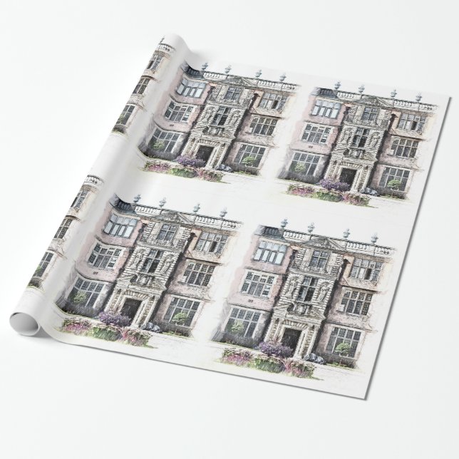 PAPEL DE PRESENTE VELHA INGLATERRA (Desenrolado)