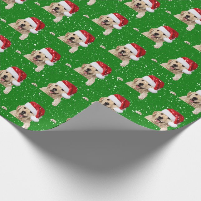 Papel De Presente Vendedor de Natal em flocos de neve (Ponta)