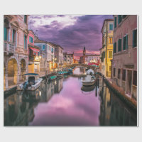 Veneza, Itália Canal Cênico e Arquitetura Veneza