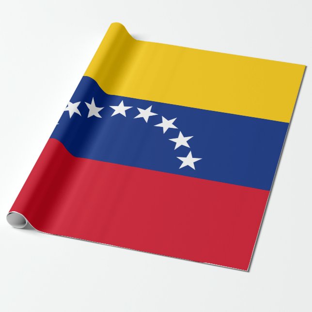 Papel De Presente Venezuela: Patriota patriótico (Desenrolado)