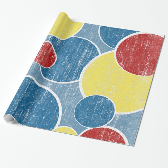 Papel De Presente Ver embrulho de presente de manchas (Desenrolado)