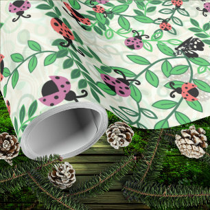 Papel De Presente Verão - Bolas, Borboletas e Folhas - Rolha