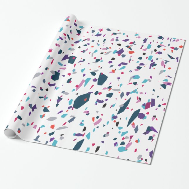 Papel De Presente Verão Mosaico (Desenrolado)