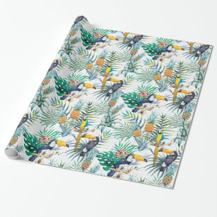 Papel De Presente Verão tropical