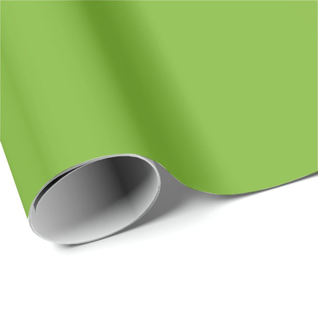 Papel De Presente Verde (Ponta do rolo)