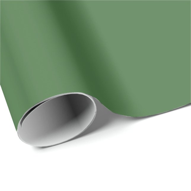 Papel De Presente Verde de Natal  (Ponta do rolo)