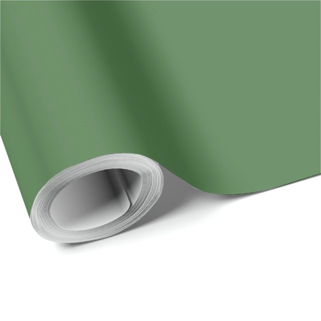 Papel De Presente Verde de Natal  (Ponta do rolo)