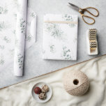 Papel De Presente Verde Eucalipto Elegante<br><div class="desc">Papel de embrulho Eucalipto Verde Elegante. Itens correspondentes disponíveis.</div>