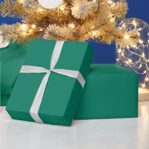Papel De Presente Verde Floresta