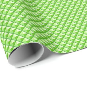 Papel De Presente Verde limão, olhar do esmalte, grade enchida