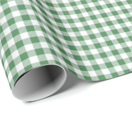 Papel De Presente Verde | Livro Branco sobre o enrolamento de Gingha