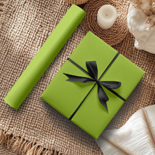 Papel De Presente Verde Maçã Cor Sólida   Clássico   Elegante