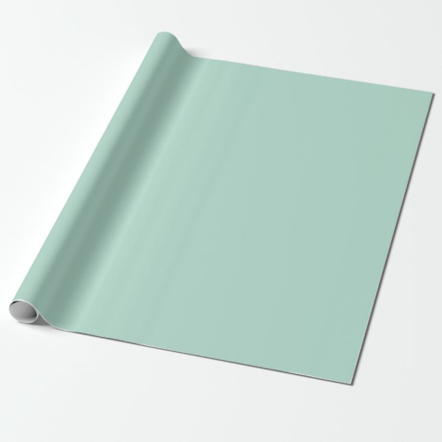 Papel De Presente Verde menta (Desenrolado)