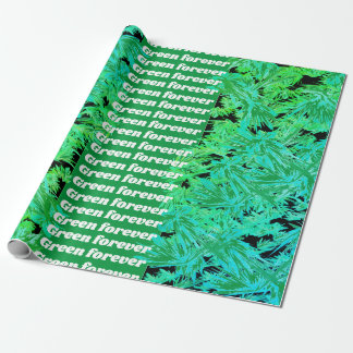Papel De Presente Verde para sempre