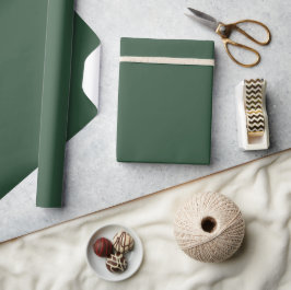 Papel De Presente Verde Pinheiro