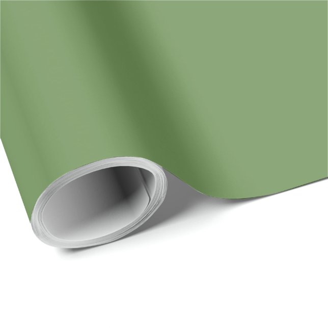 Papel De Presente Verde rústico da sã-baliza de Boston (Ponta do rolo)