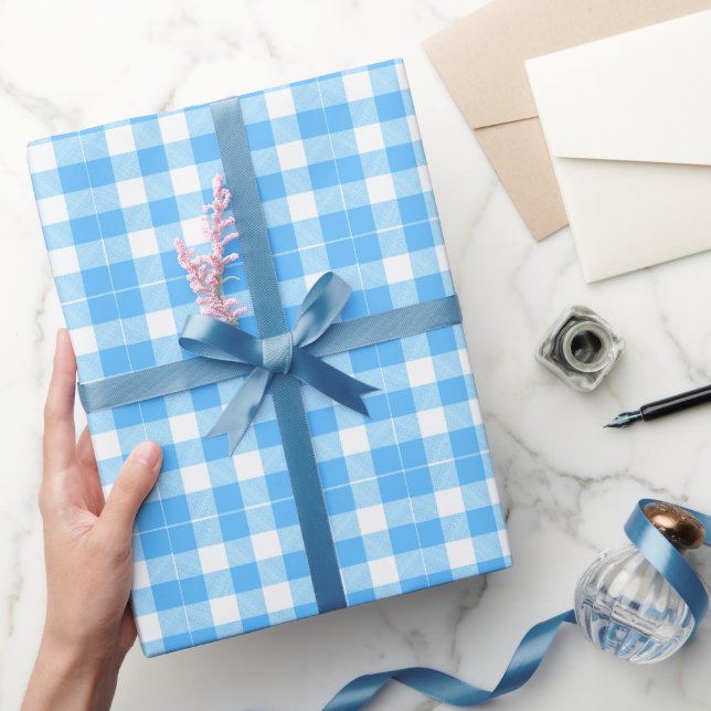 Papel De Presente Verificação do Céu de Verão de Vida Lenta (Presentear)
