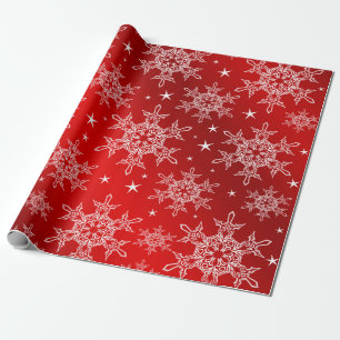 Papel De Presente vermelho,branco,papel de Natal+, inverno+patamar, 
