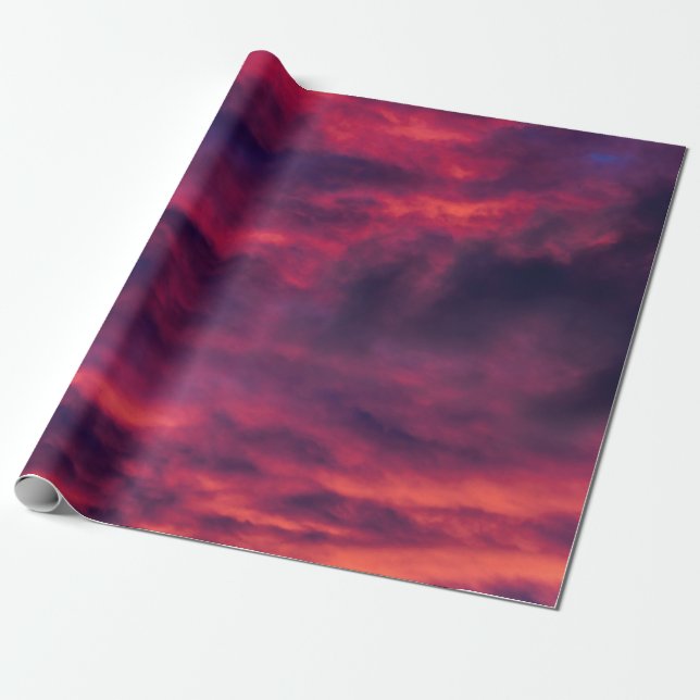 Papel De Presente vermelho de agosto (Desenrolado)