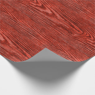 Papel De Presente Vermelho de madeira resistido da textura