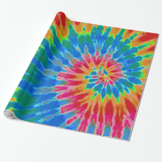 Papel De Presente Vermelho e Azul Coletor Espiral